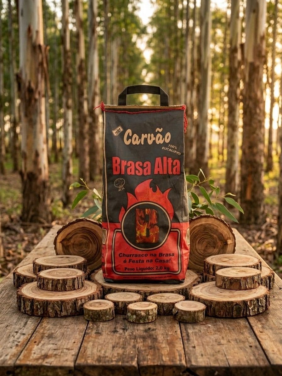 Carvão 8 kg