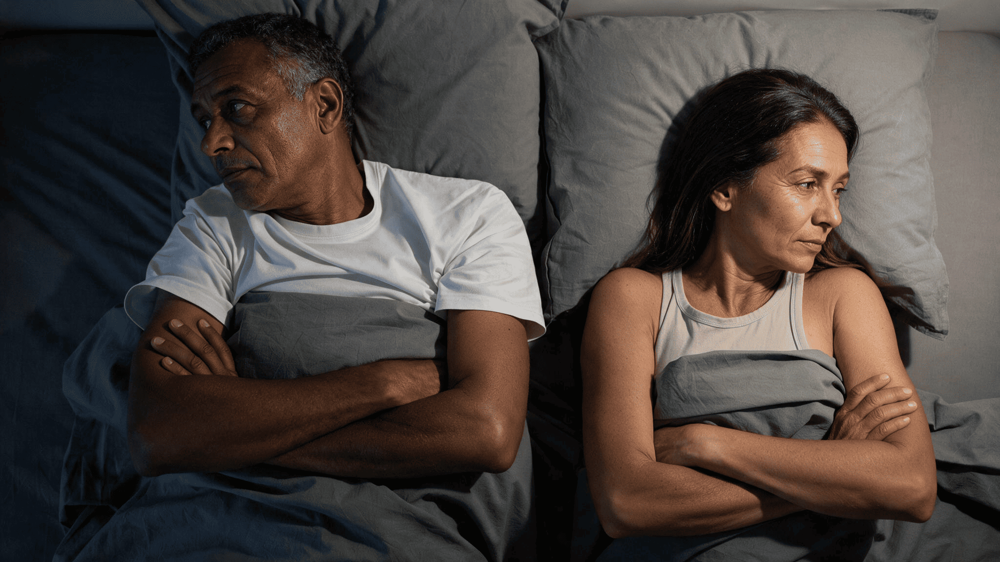 Casal na cama